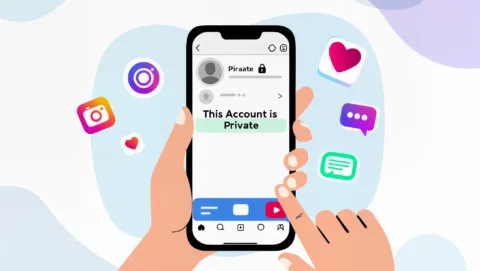 Hur ser man privata Instagram-konton