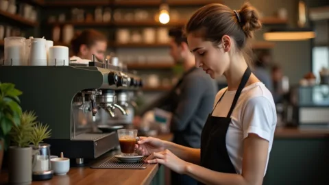 En barista
