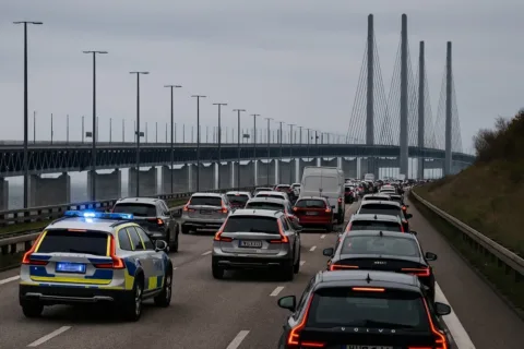 Öresundsbron stängs