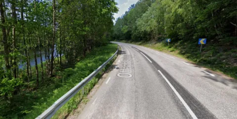 Otterdalsvägen i Knäred utanför Laholm