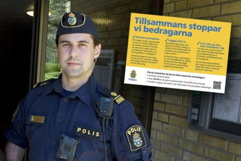 Polisen samarbetar med hemtjänsten