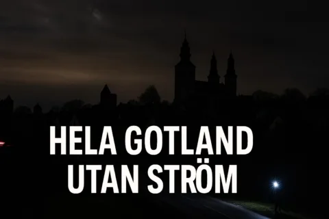 Strömavbrott på hela Gotland