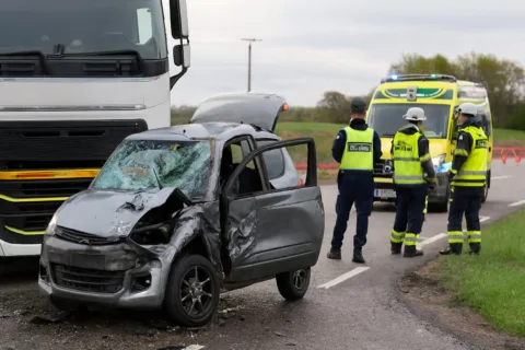 Trafikolycka på riksväg 19 i Tomelilla