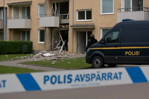 Explosion i Burlöv – kraftig smäll vid fastighet