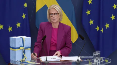 Finansminister Elisabeth Svantesson. / Foto: regeringen.se