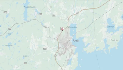 Allvarlig trafikolycka på E45