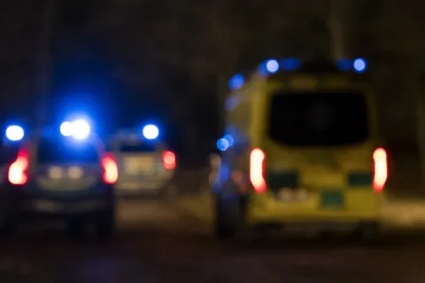 ladugårdsbrand i Östra Göinge