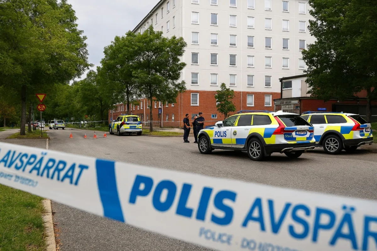 misstänkt handgranat Borås