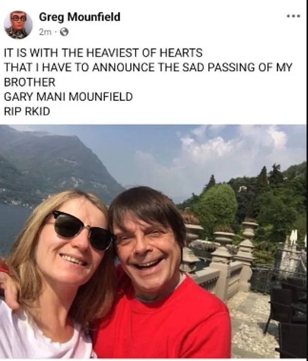 Gary Mani Mounfield facebook