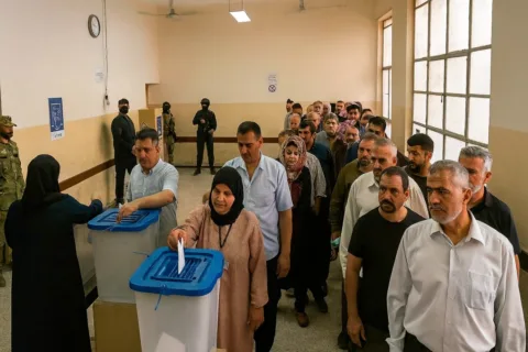 Irak går till parlamentsva