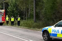 Trafikolycka på riksväg