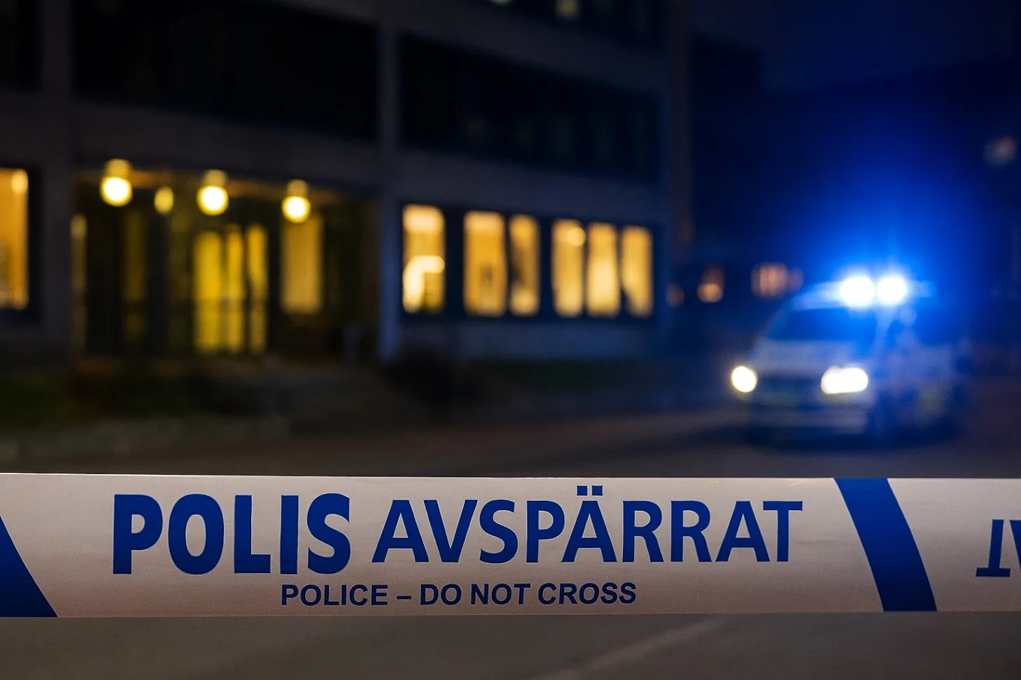 polisens avspärrning