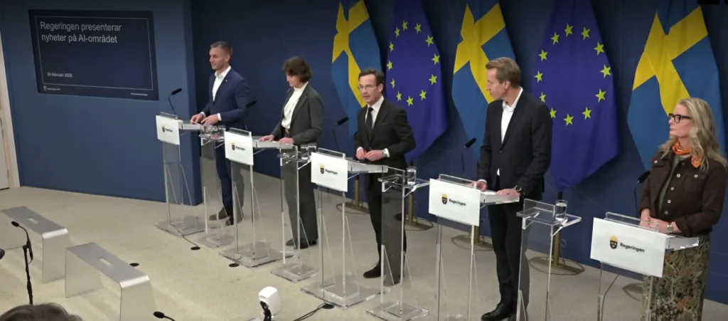 Regeringen presenterar nyheter på Al-området