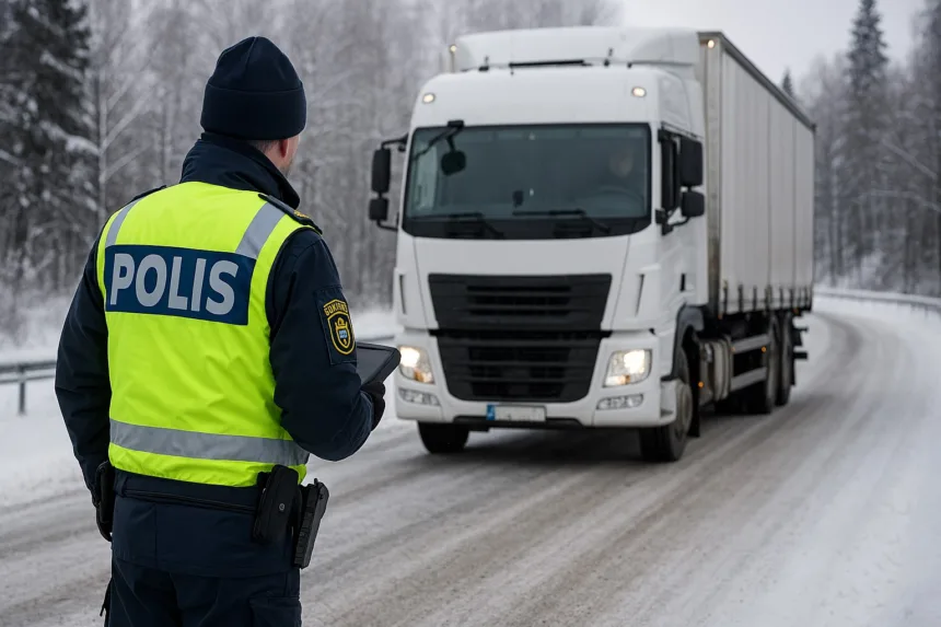 poliskontroller yrkestrafik