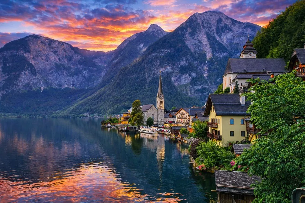 Hallstatt – Salzkammergut, Österrike