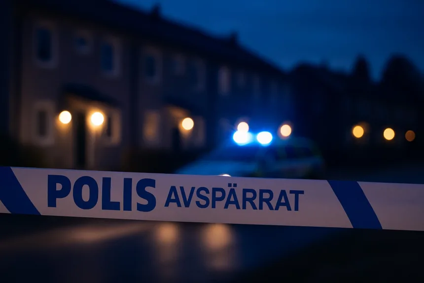 Polisavspärrningar och blåljus