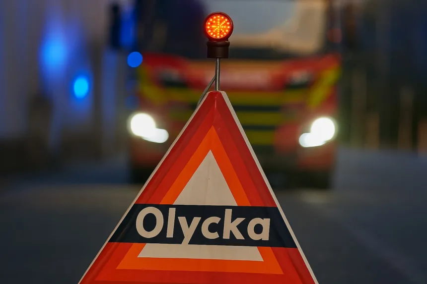 olycka plats